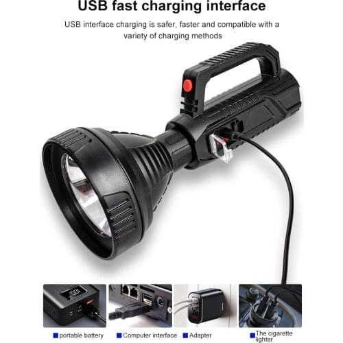 USB Rechargeable COB Work Light Portable LED Flashlight Driver Light Underwater Torch Lamp Lanterna Super Bright Led Scuba Lamp