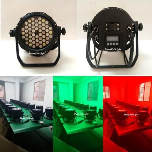 8lot IP65 Waterproof LED Spot Wash Lamp LED Par 54x3w Stage LED RGBW Par Wash Wall Par LED RGBW DMX DJ Uplight PAR