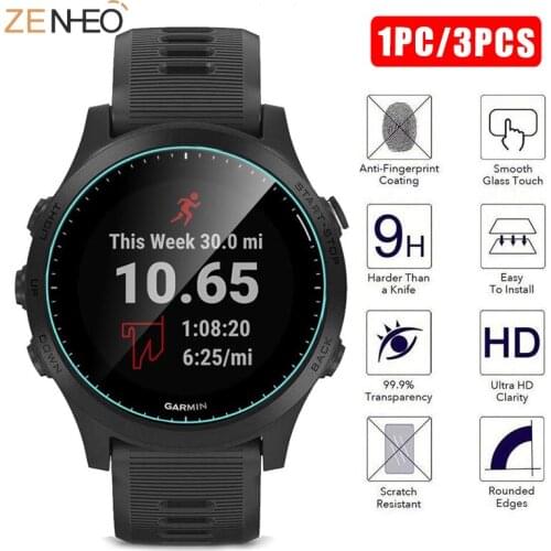 1/3pcs Tempered Glass Screen Protector Films for Garmin Forerunner 935 945 245 245M 45 Smart Watch watchband Protective Film