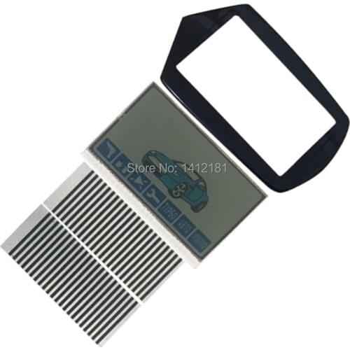 10PCS/lot A61 Lcd Display Flexible Cable + Glass Cover For 10 PCS/lot Car Alarm Starline A61 LCD Remote Control Keychain Stripes