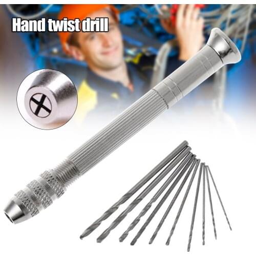 10pcs Micro HSS Twist Drill Bits 0.8-3.0mm Precision Hand Twist Drill Bits Set For Electronics Jewelry Making Electric Tools