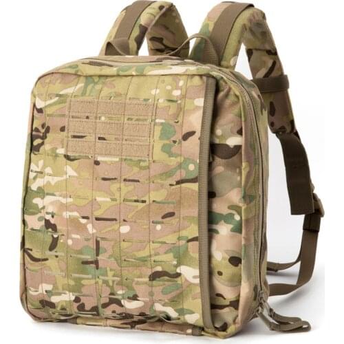 Akmax Military Tactical Backpack MOLLE Day Pack Men Army Assault Rucksack With First Aid IFAK Utility Pouch Outdoor Trekking Bag