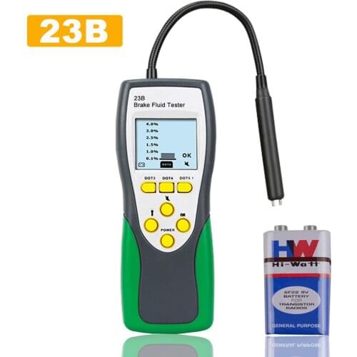 Digital Automotive Brake Fluid Tester-HOLDPEAK HP-23B Digital Brake Fluid Diagnostic Detector Moisture Water Detection