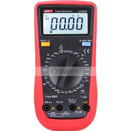 Original UT890D/UT89X/UT89XD true RMS Digital multimeter high current NCV/capacitor/triode/temperature/Frequency Resistance test