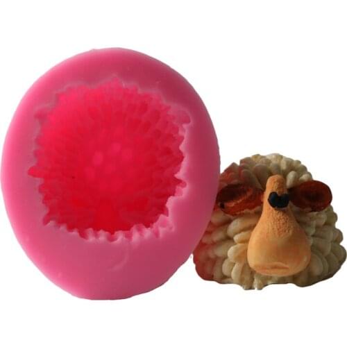 DIY little sheep Liquid silicone mold Fondant baking tool cake mould cake decorating tools Valentines Easter