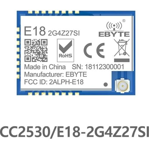 E18-2G4Z27SI Zigbee CC2530 PA CC2592 2.4Ghz 500mW IoT uhf Wireless Transceiver 27dBm 2.4 ghz Transmitter and Receiver Module