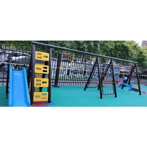 Outdoor baby swing chair playground childrens plastic slide garden toys seat kids monkey bars set children child swing nest Q94