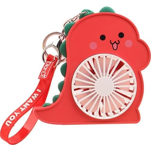 Pocket Fan Cartoon Style Toggle Switch ABS Mini-hold Fan for Home Improvement HVAC Systems