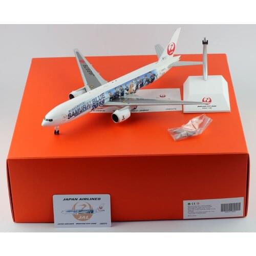 1:200 Alloy Collectible Plane Gift JC Wings EW2772002 JAL “Samurai Blue 2018”Boeing B777-200 Diecast Aircraft Jet Model JA8979