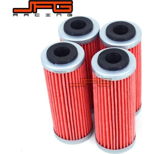 4pcs Oil Filter Cleaner For HUSQVARNA FE 250 FE250 2014 2015 FC350 FC 15 FE350 350 14-15 DIRT BIKE ATV OFF ROAD BIKE MOTORCYCLE