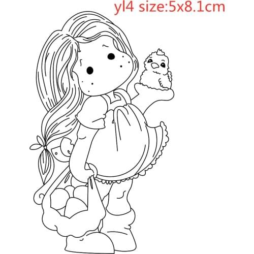 Yulan Girl Metal Cutting Dies And Stamps Dies For Scrapbooking Album Embossing New Dies For