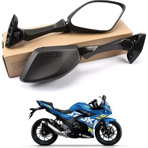 Motorcycle Rearview Mirrors,For SUZUKI GSX250 GSX250R-A,Scooter Rear View Mirrors Back Side Convex