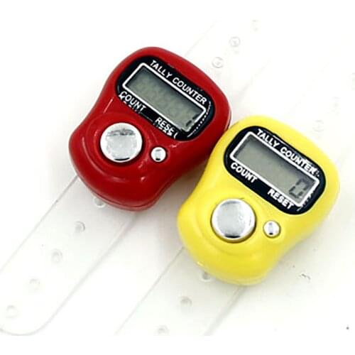 Portable Electronic Digital Counter Row Finger Automatic Screen Compact LCD Smart Sports Tally Finger Counters for Sports