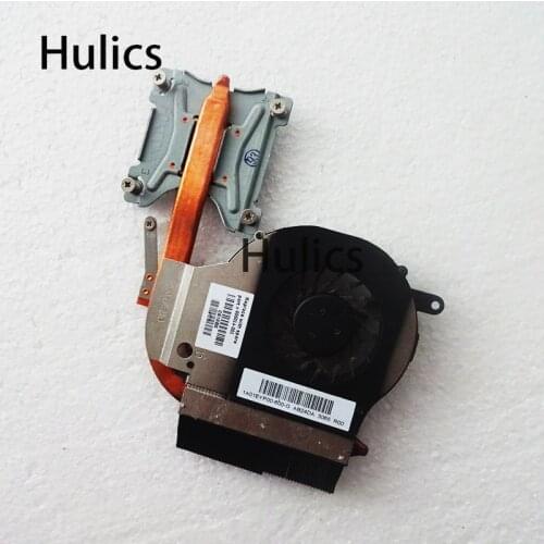 Hulics Original 606014-001 Radiator For HP Pavilion G62 G72 CQ62 CQ72 Laptop Cooling Fan Heatsink