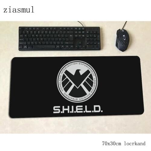 S.H.I.E.L.D mouse pad gamer High-end 70x30cm gaming mousepad pc notbook desk mat locked edge padmouse game gamer mats gamepad