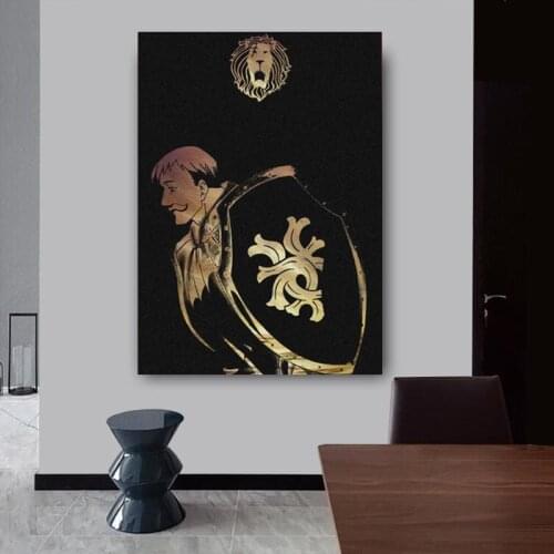 Seven Deadly Sins Escanor art Poster Canvas Wall Art Decoration prints room Home bedroom decor painting No Frame