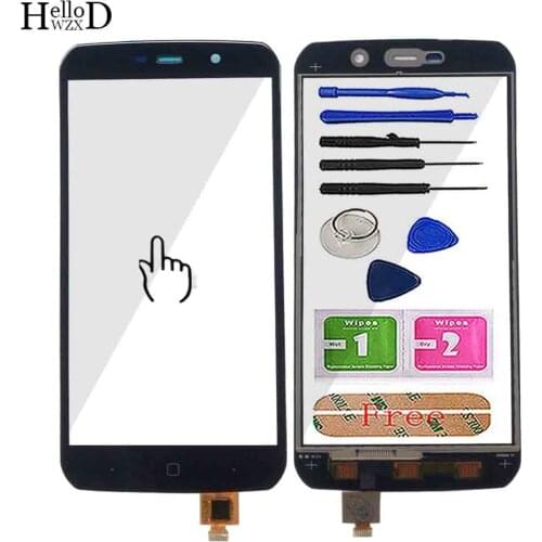 Mobile Touch Screen For Vernee Active Touch Screen Digitizer Panel Sensor Front Glass Phone Parts Assembly Tools 3M Glue Wipes