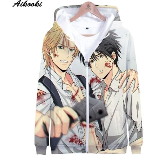 Banana Fish 3D Zipper Hoodies Men/Women/kids Autumn Hot Sale Fashion Sweatshirts Blue Sky 3D Banana Fish Hoody Boy/Girl Tops