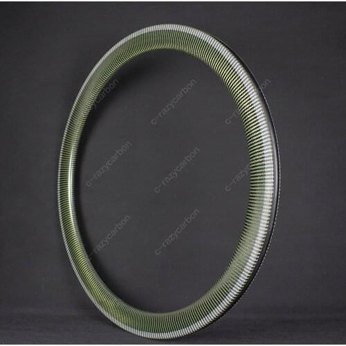 Kevlar 700C Carbon 38/50/60/90mm Depth Road Rims in 26 Outer Width Clincher And Tubular