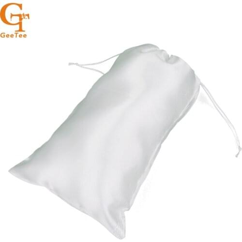 White/Black/Pink Virgin Hair extensions bundles packaging satin bags,gift packing blank silk bags packing for women hair bundle