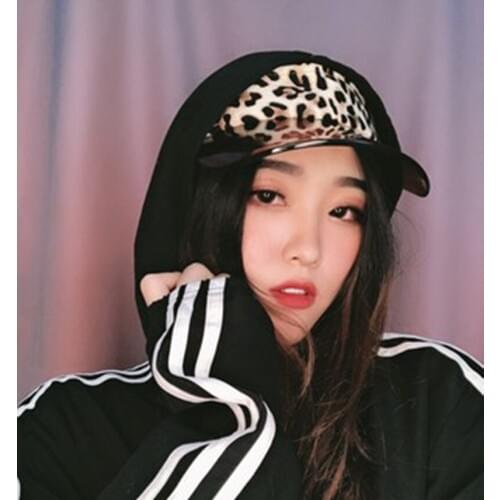 Women high fashion visor hats ladies transparent plastic sun protection hat summer leopard topless clear beach visor cap sports