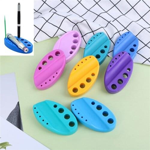 1PC Oval Silicone Holder Stand Microblading Pigment Ink Cup Machine Permanent Makeup Tool Tattoo Accesories