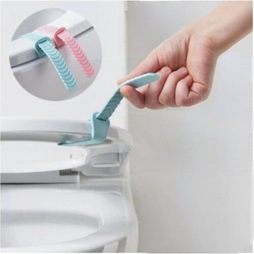 1 PCS Portable AdjustableToilet Lid Anti-dirty Seat Cover Lifter Toilet Handle Flip Lid Bathroom Household Toilet Lifting Device