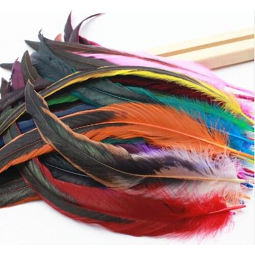 10Pcs/lot Natural Rooster Tail Feathers 30-35CM 12-14" Pheasant Feathers for Crafts Wedding Decoration DIY Clothes Plumas