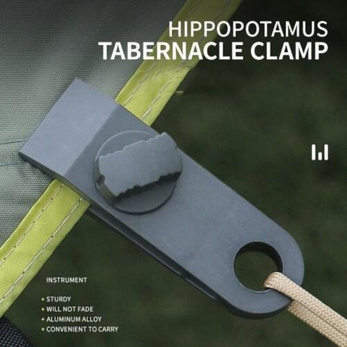 Additional pull point shark clip for tent Outdoor camping canopy hook Large tent clip windproof with barb clip