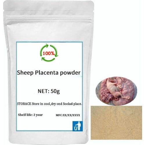 98% Pure Sheep Placenta Powder / Sheep Placenta Anti-Aging 50g-500g