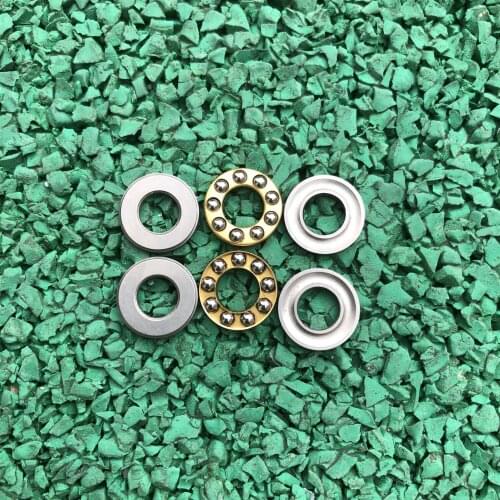 50pcs/100pcs F5-12M Axial metal Ball Thrust Bearings 5x12x4 mm miniature Plane thrust ball bearing for hardware accessories