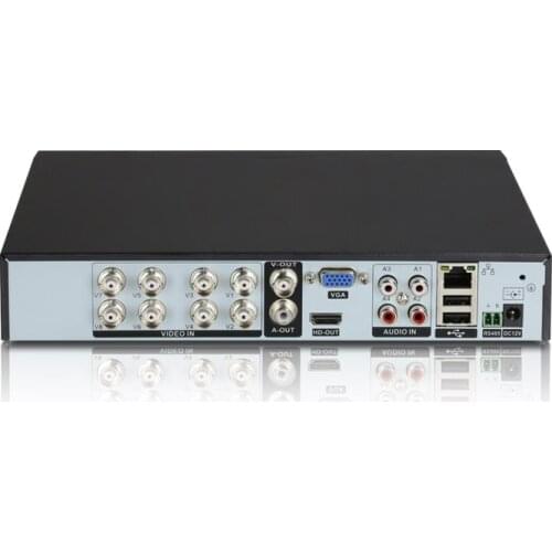 8CH 1080P 5 in 1 DVR video recorder for AHD camera analog camera IP camera cctv system DVR H.264 VGA