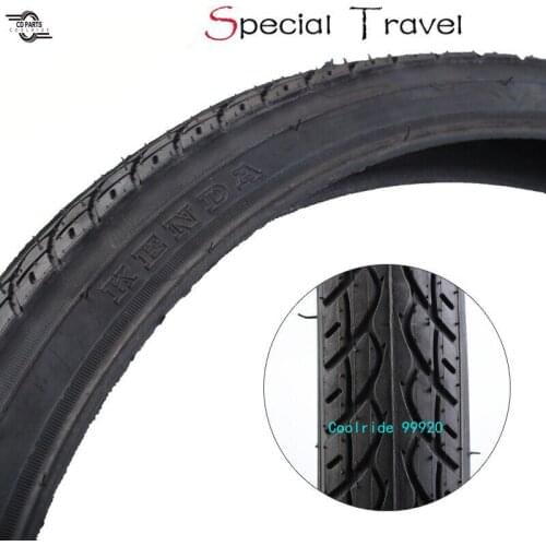 Coolride 20x1.75 Songji Electric Vehicle Lithium Tram Bicycle 20x1.75 Outer Tube and Inner Tube Tire 47-406 Bags