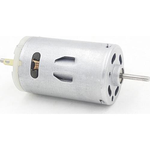 DC 3V 6V 9V 12V 7500RPM Small RS-395 Carbon Brush Motor Double Dual Shaft Cooling Hole DIY Toy Car Model