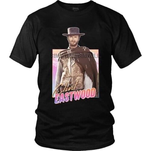 The Good The Bad And The Ugly Tshirts Men Streetwear Tee Tops Cotton T Shirts Short Sleeve Clint Eastwood T-shirt Gift Clothing