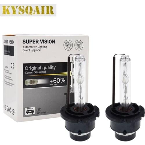 KYSQAIR 2PCS New 55W D2S 5000K Xenon HID Replacement Bulb 35W D2S 6000K Car Light Source D2S D2R 4300K 8000K 3000K Auto Headlamp