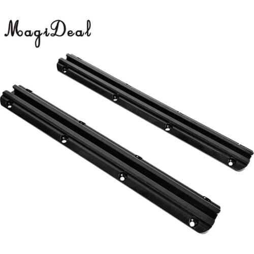 Marine Pair 300mm Kayak Aluminum Slide Track Rails DIY Accessories For Water Sports Kayak Canoes Flatable Boat Accessories