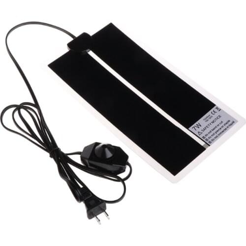 2021 New Adjustable Temperature Pet Heating Warmer Amphibians Bed Mat 100-120V US Plug