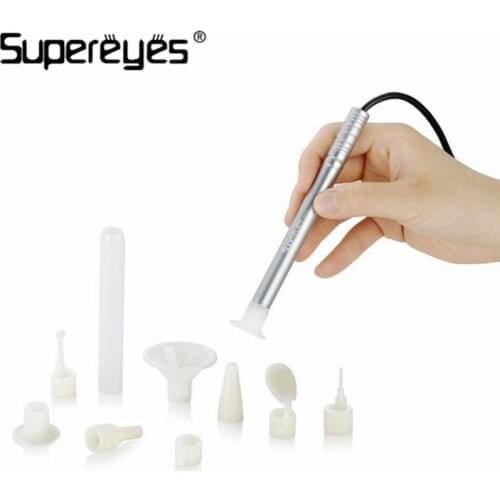 Supereyes B003+ USB Otoscope Waterproof Portable Video Medical Digital Endoscope Health Microscope Camera Borescope300X with Kit