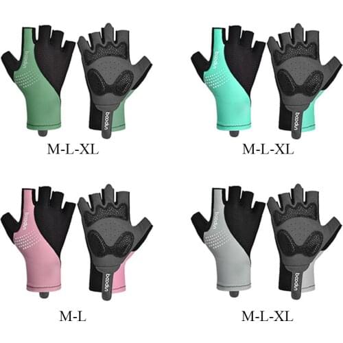 Bike Half Finger Gloves Breathable MTB Mountain Bicycle Sports Gloves Men Women Cycling Equipment