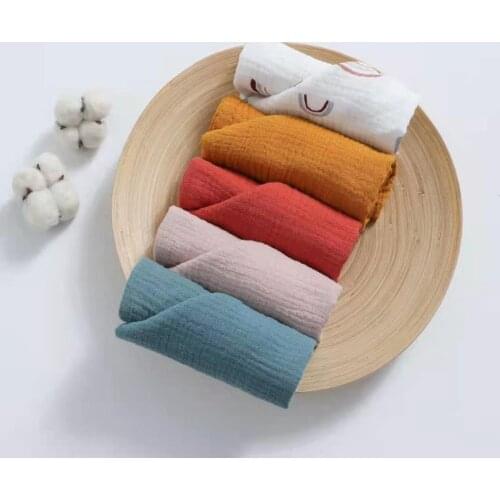 P31B 5 Pcs Baby Facecloth Baby Bath Towel Handkerchief Cotton Burp Cloth Soft Absorbent Gauze Kindergarten Washcloth