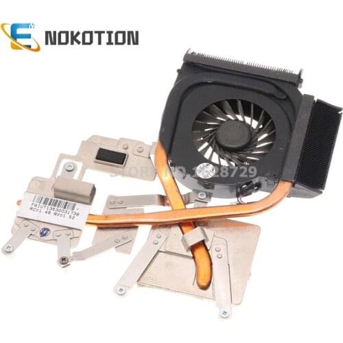 NOKOTION 532613-001 Radiator For HP pavilion DV6-2000 Dv6-1103AX DV6-1000 DV7-3000 Series AMD heat sink CPU Cooling fan