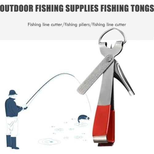 Fishing Line Cutter Fishing Quick Knot Tool for Fishing Line Cutter Pliers Hook Sharpener Tyer Fly Tying Fishing Tackle Gear
