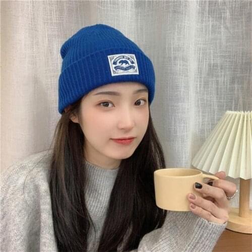 2021 Winter New Beanie Hats For Women Men Cartoon Streetwear Bucket Rap Casual Fashion Elephant All-match Keep Warm Retro