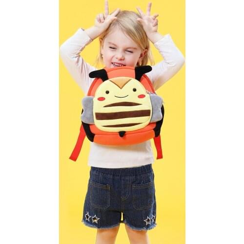 2019 New Little Bee School Backpack for Girls Boys Creative Children Schoolbag Neoprene Kids School Bags Mochila Escolar