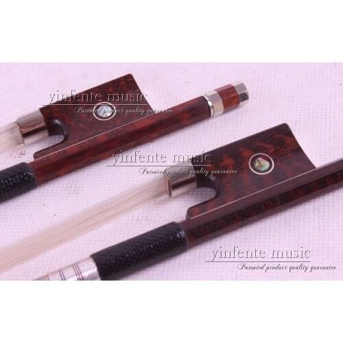 Violin Bow Pernambuco Performance Snake Wood Round Stick New 4/4 1 pcs Dot inlay #13