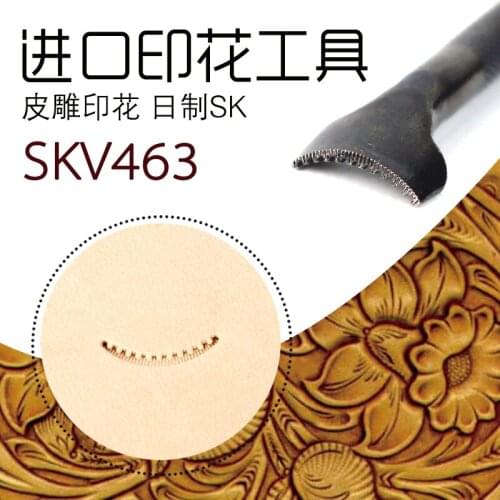 SKV463 Japan Imported Carft Handmade Leathercraft DIY Leather Carving Tools Engraving Pen Metal Stamping Tools