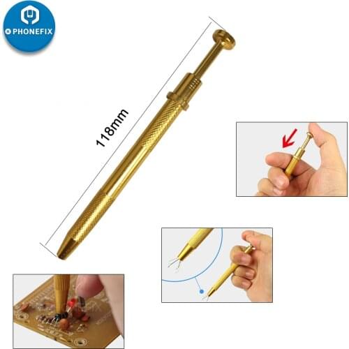 PHONEFIX Precision Parts Grabber IC Chip Components Catcher Clamping Clip Pick Up Hand Tool For Mobile Phone Repair Work