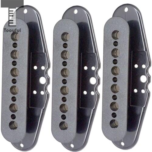 Tooyful 3Pcs/Set Single Coils Pickup Covers 40/50/52mm for ST SQ Guitar Replacement
