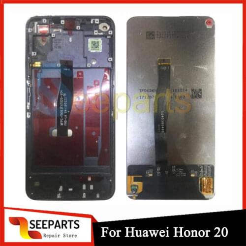 Original For Huawei Honor 20 LCD Display Screen Touch Panel Digitizer Replacement For Huawei Honor20 Honor 20 Display Screen